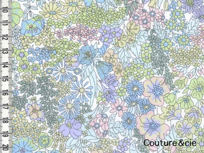 Liberty Margaret Annie pastel, coupon 50x137cm dans Tissus LIBERTY OF LONDON par Couture et Cie