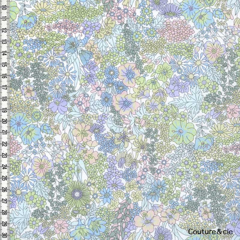 Liberty Margaret Annie pastel, coupon 50x137cm dans Tissus LIBERTY OF LONDON par Couture et Cie