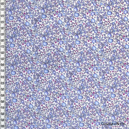 Tissu Liberty Eloise bleu dragée, x10cm dans Tissus LIBERTY OF LONDON par Couture et Cie