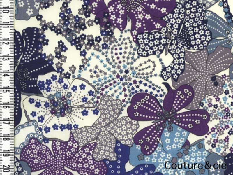 Tissu Liberty Mauvey violet dans Tissus LIBERTY OF LONDON par Couture et Cie