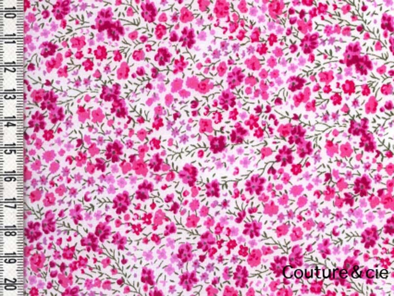 Tissu Liberty Phoebe rose, x10cm dans Tissus LIBERTY OF LONDON par Couture et Cie
