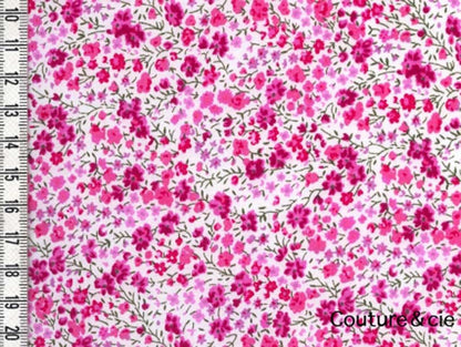 Tissu Liberty Phoebe rose, x10cm dans Tissus LIBERTY OF LONDON par Couture et Cie