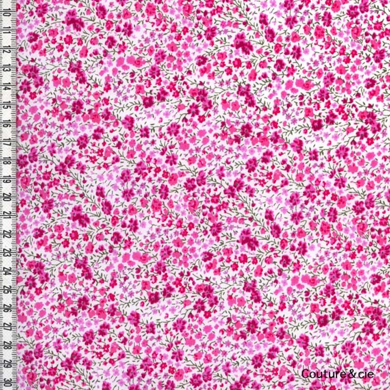Tissu Liberty Phoebe rose, x10cm dans Tissus LIBERTY OF LONDON par Couture et Cie