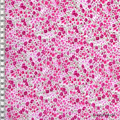 Tissu Liberty Phoebe rose, x10cm dans Tissus LIBERTY OF LONDON par Couture et Cie