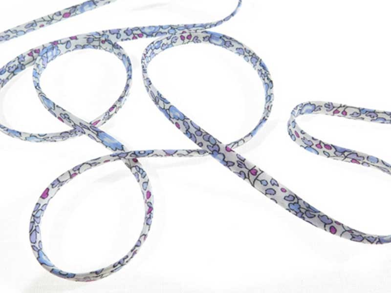 Cordon Liberty Eloise bleu dragée, x10cm dans Cordons Liberty par Couture et Cie