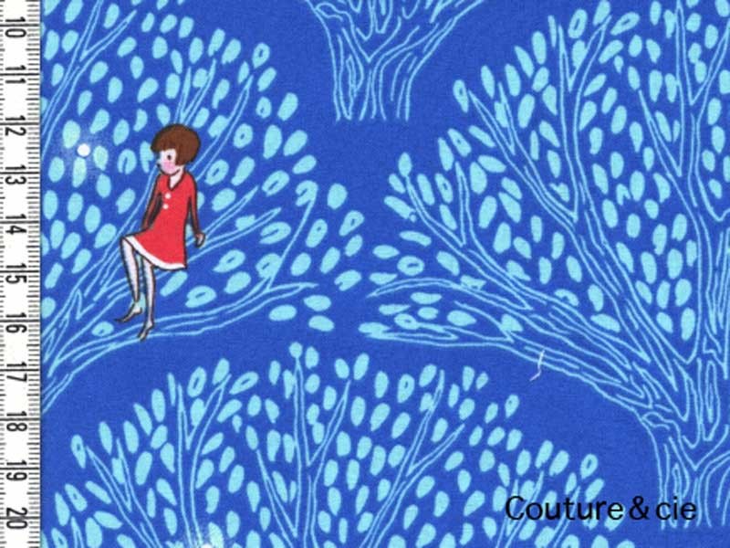 Tissu Michael Miller Tree Lights bleu dans MICHAEL MILLER par Couture et Cie