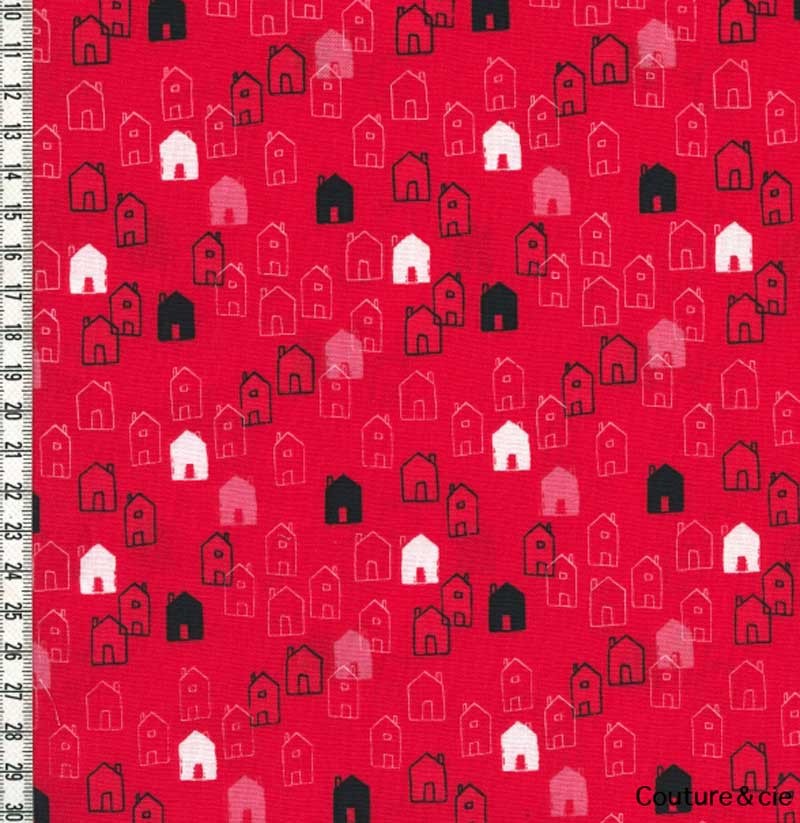 Tissu Mori Girls, Petites maisons dans DASHWOOD STUDIO par Couture et Cie