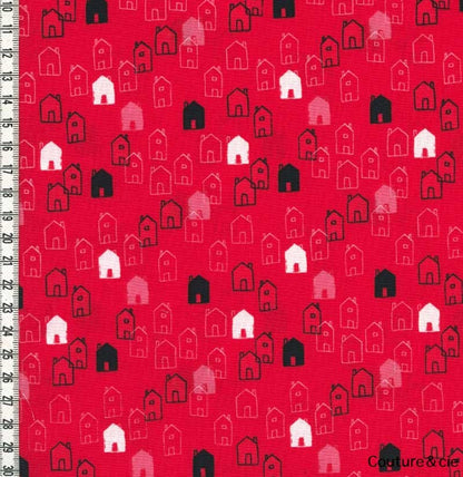 Tissu Mori Girls, Petites maisons dans DASHWOOD STUDIO par Couture et Cie