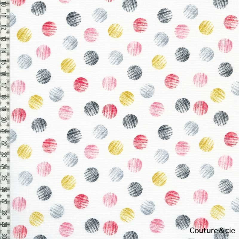 Tissu Mori Girls, Dots dans DASHWOOD STUDIO par Couture et Cie