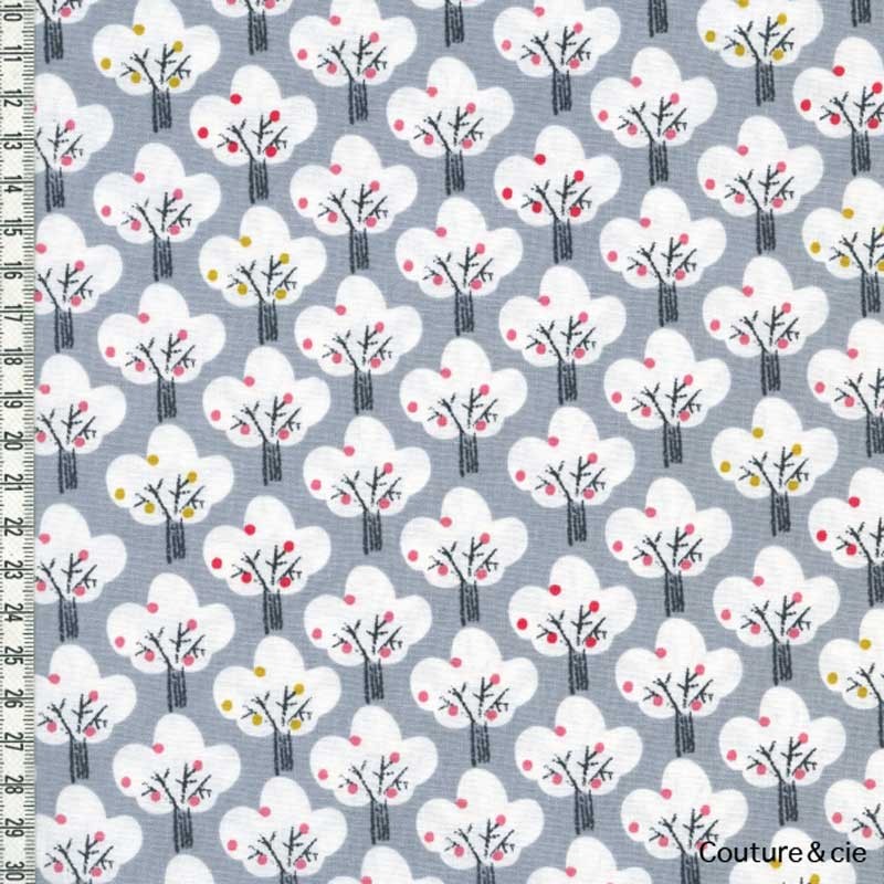 Tissu Mori Girls, Pommiers dans DASHWOOD STUDIO par Couture et Cie