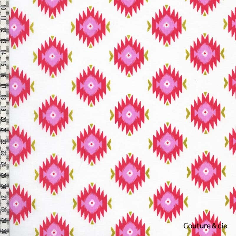 Tissu Glitzy Diamond corail dans MICHAEL MILLER par Couture et Cie