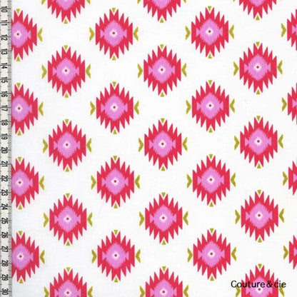 Tissu Glitzy Diamond corail dans MICHAEL MILLER par Couture et Cie