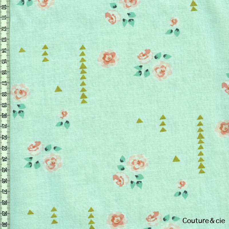 Tissu Rosemilk vert menthe dans MICHAEL MILLER par Couture et Cie