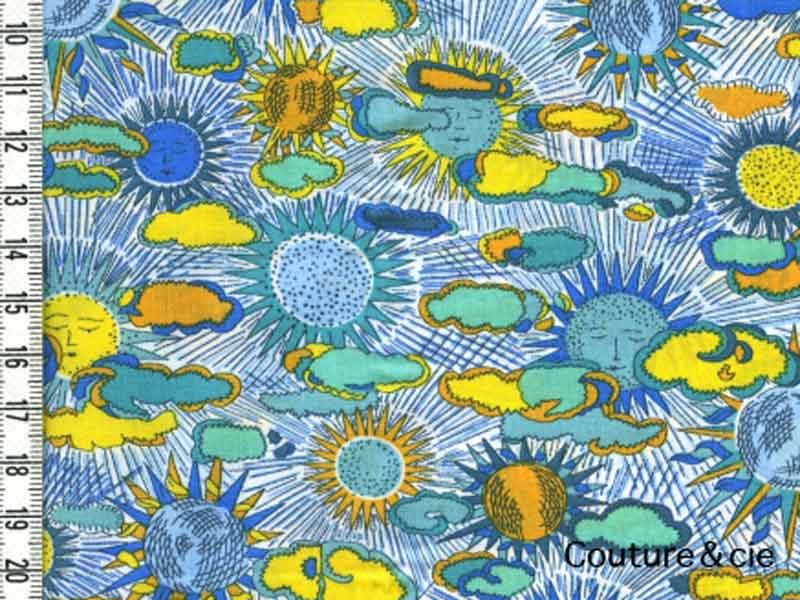 Tissu Liberty Daniel DJ B, x10cm dans Batistes Tana Lawn par Couture et Cie
