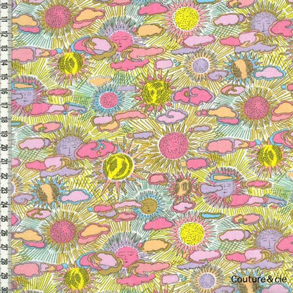 Tissu Liberty Daniel DJ rose, x10cm dans Batistes Tana Lawn par Couture et Cie