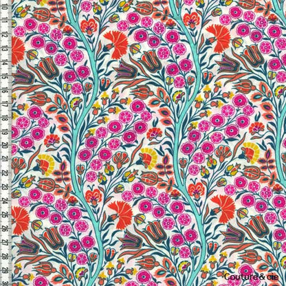 Tissu Liberty Isabel Susan rose, x10cm dans Batistes Tana Lawn par Couture et Cie