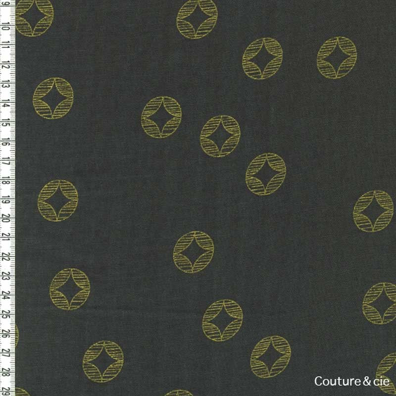 Tissu Ellen Baker Monochrome dans Kokka par Couture et Cie