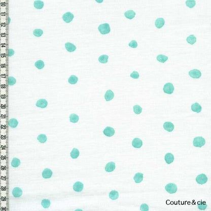 Nani Iro- Pocho turquoise dans Nani Iro par Couture et Cie