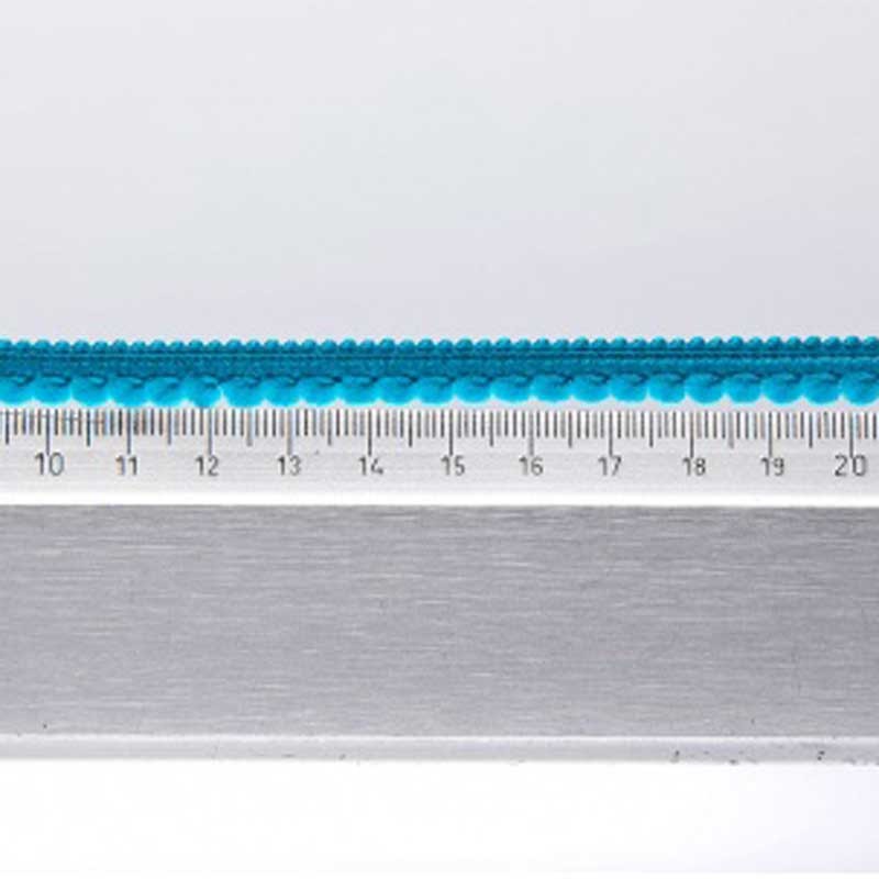 Galon Petits pompons bleu turquoise dans Galons pompons par Couture et Cie