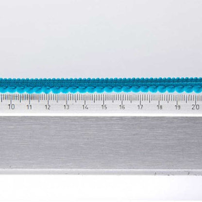 Galon Petits pompons bleu turquoise dans Galons pompons par Couture et Cie