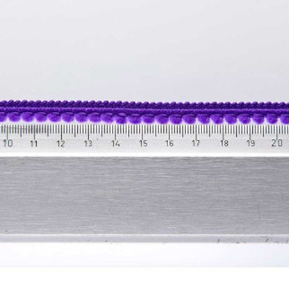 Galon Petits pompons violet dans Galons pompons par Couture et Cie