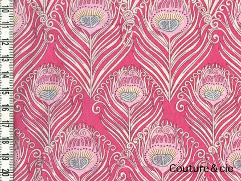 Tissu Liberty Caesar rose, x10cm dans Batistes Tana Lawn par Couture et Cie