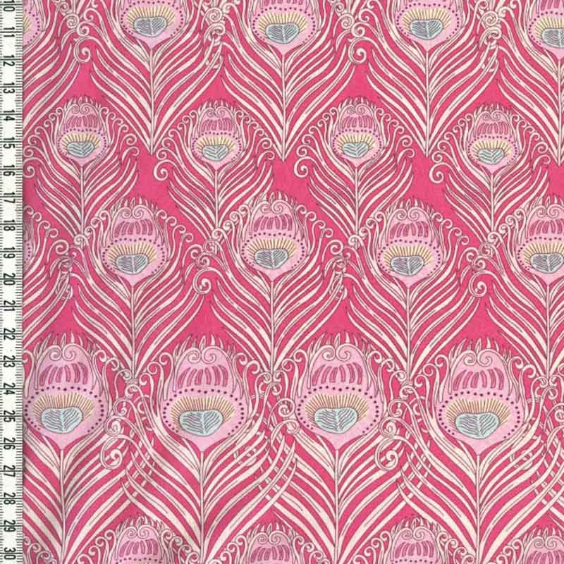Tissu Liberty Caesar rose, x10cm dans Batistes Tana Lawn par Couture et Cie