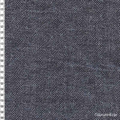 Tissu Samekomon indigo, coupon 40*110cm dans Motifs traditionnels par Couture et Cie
