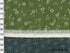 Tissu double face Sakura/Asanoha vert, coupon 45*110cm dans Motifs traditionnels par Couture et Cie