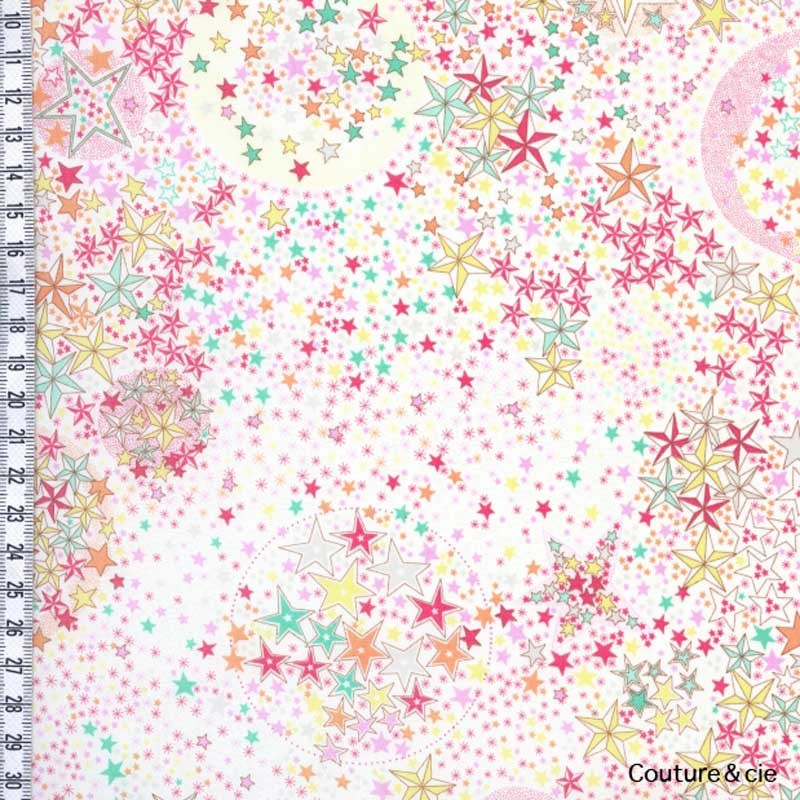 Tissu Liberty Adelajda soleil dans Batistes Tana Lawn par Couture et Cie