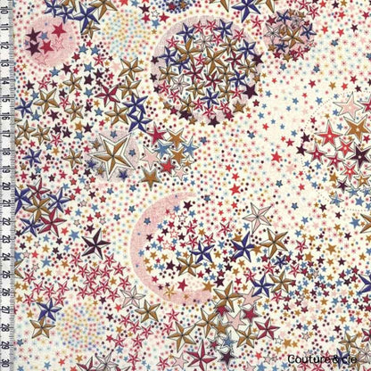 Tissu Liberty Adelajda Terracotta, x10cm dans Batistes Tana Lawn par Couture et Cie