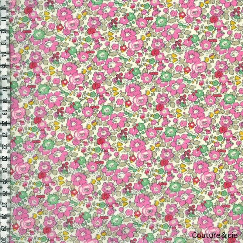 Tissu Liberty Betsy ann sweet pink x10cm dans Batistes Tana Lawn par Couture et Cie