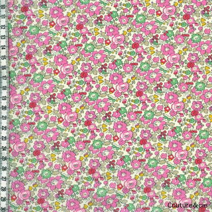 Tissu Liberty Betsy ann sweet pink x10cm dans Batistes Tana Lawn par Couture et Cie