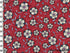 Tissu Liberty Lolly rouge, x10cm dans Batistes Tana Lawn par Couture et Cie