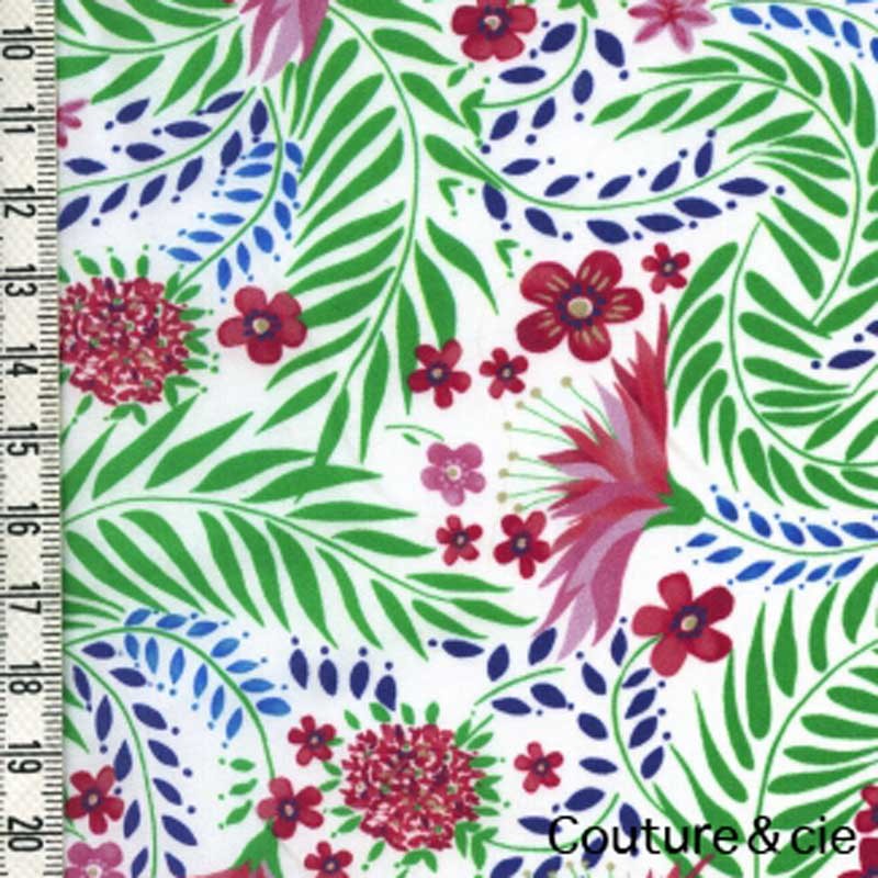 Tissu Liberty Delilah, x10cm dans Batistes Tana Lawn par Couture et Cie