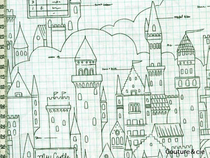 Tissu Castle plans dans MICHAEL MILLER par Couture et Cie
