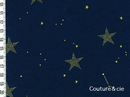 Tissu Lucky stars bleu marine dans MICHAEL MILLER par Couture et Cie