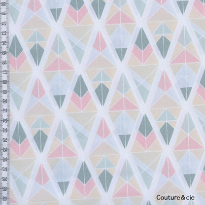 Tissu AGF Diamond Fragments rose, collection Garden dreamer dans ART GALLERY FABRICS par Couture et Cie