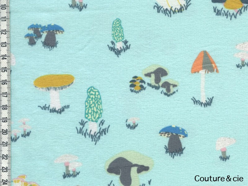 Jersey AGF Fantasia, champignons dans ART GALLERY FABRICS par Couture et Cie