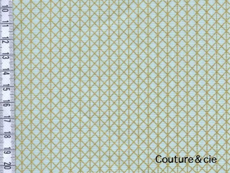 Cotton and Steel Basics Netorious vert et or, x10cm dans COTTON + STEEL par Couture et Cie