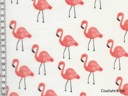 Tissu Rifle Paper co Flamingo dans Rifle Paper Co par Couture et Cie