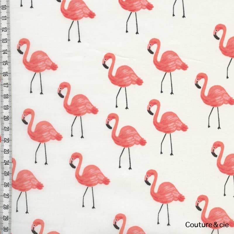 Tissu Rifle Paper co Flamingo dans Rifle Paper Co par Couture et Cie
