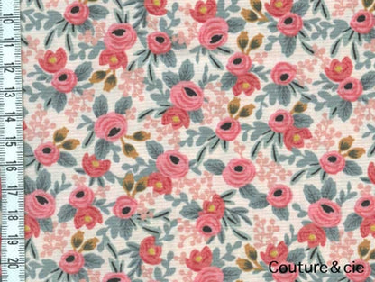 Rosa Peach, coupon 40*110cm dans COTTON + STEEL par Couture et Cie