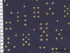 Tissu Rifle Paper Wonderland, Follow Suit Navy metalllic, x10cm dans COTTON + STEEL par Couture et Cie