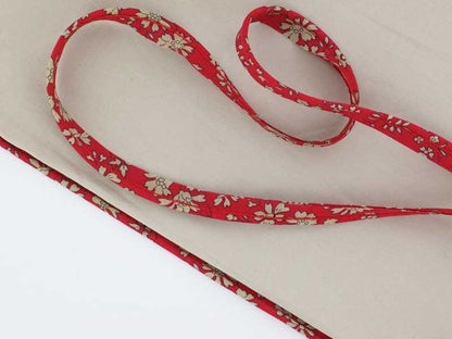 Passepoil Liberty Capel rouge, x10cm dans Passepoils Liberty par Couture et Cie