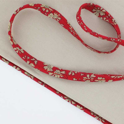 Passepoil Liberty Capel rouge, x10cm dans Passepoils Liberty par Couture et Cie