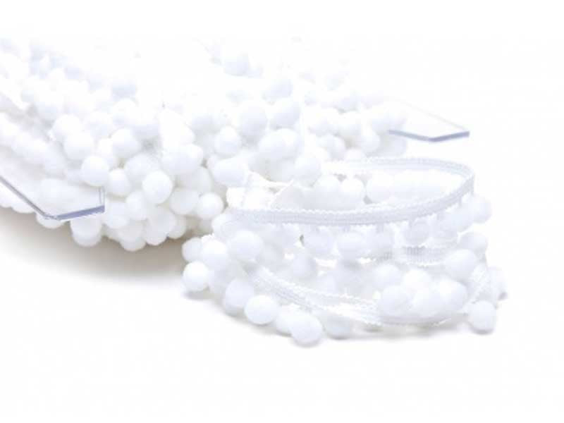 Galon pompons blanc 18mm dans Galons pompons par Couture et Cie