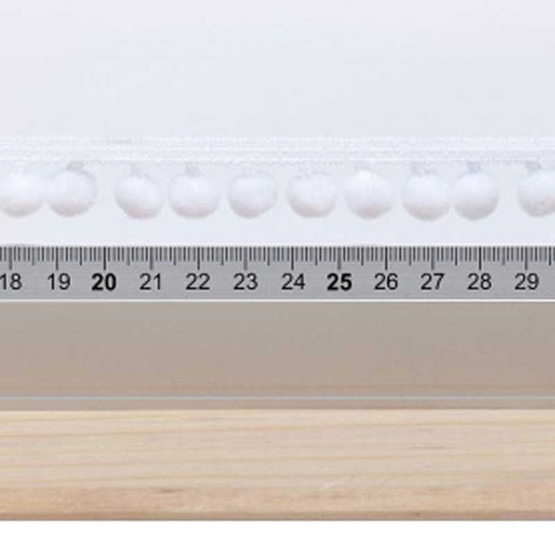 Galon pompons blanc 18mm dans Galons pompons par Couture et Cie