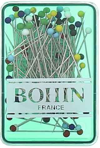 Epingles à tête de verre Bohin dans Epingles/Aiguilles par Couture et Cie