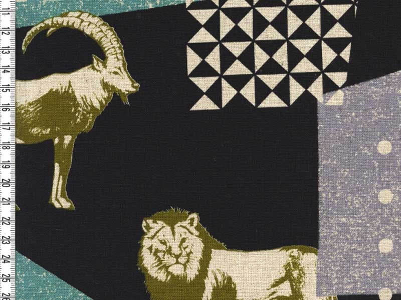 Tissu Echino Zon noir dans Echino par Couture et Cie